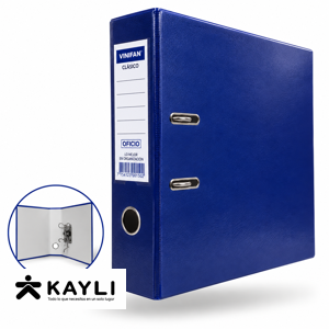 ARCHIVADOR VINIFAN CON PALANCA AZUL
