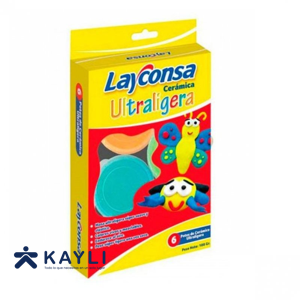 CERAMICA LAYCONSA ULTRALIGERA X 6 POTE