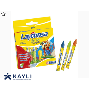 CRAYONES LAYCONSA DELGADO X12UND