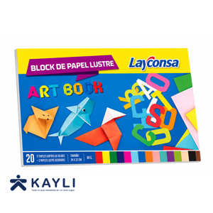 ART BOOK LUSTRE LAYCONSA 20 HOJAS