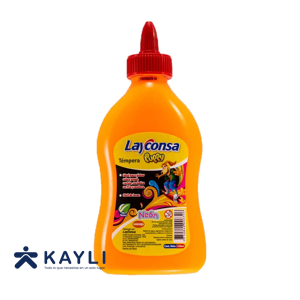 TEMPERA LAYCONSA NEON NARANJA X 250GR