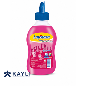GOMA LAYCONSA FANTASIA FUCSIA X 240ML.