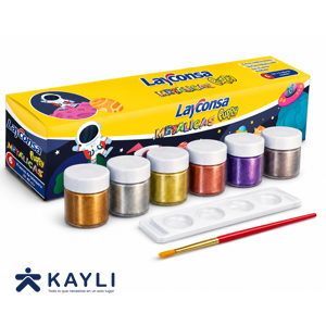 TEMPERA LAYCONSA METALICA X 6