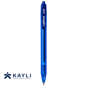 LAPICERO LAYCONSA RETRACTIL GELLY L-61 AZUL
