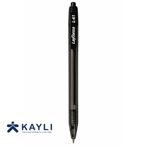 LAPICERO LAYCONSA RETRACTIL GELLY L-61 NEGRO  