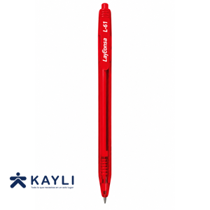 LAPICERO LAYCONSA RETRACTIL GELLY L-61 ROJO  