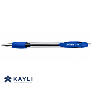 LAPICERO LAYCONSA RETRACTIL ROLL CLICK L-64 AZUL