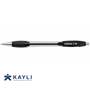 LAPICERO LAYCONSA RETRACTIL ROLL CLICK L-64 NEGRO
