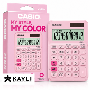 CALCULADORA CASIO MS-20UC-PK