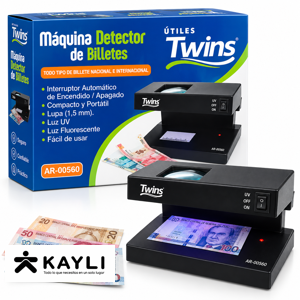 DETECTOR DE BILLETE TWINS AR-00560