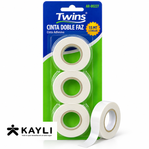CINTA DOBLE FAZ TWINS X3 AR-00227