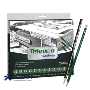 LAPIZ TEKNICO LAYCONSA CAJA X 24UND