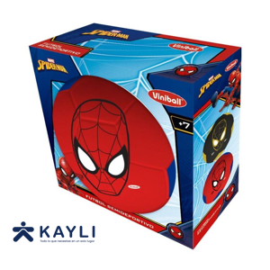 PELOTA VINIBALL SEMIDEPORTIVA FUTBOL SPIDERMAN 02 EN CAJA