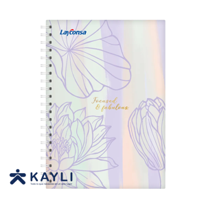 CUADERNO ANILLADO LAYCONSA A-4 TAPA DURA FEMENINO 2000240263