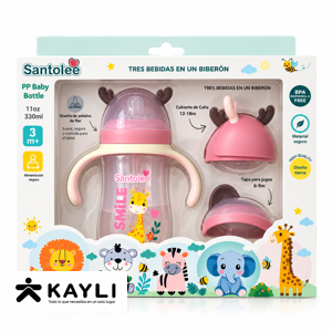 BIBERON PARA BEBE SANTOLEE X11 ONZAS 3EN1 KFS-9035