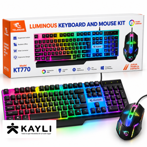 TECLADO CON MOUSE GAMER YANG KT770