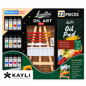 SET DE OLEO CON CABALLETE X22 PCS L-9970