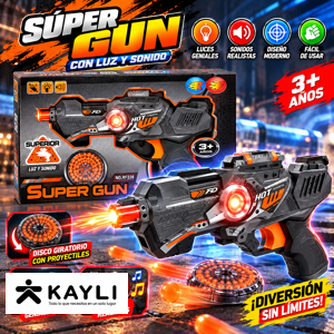 PISTOLA A PILAS SUPER GUN RF226