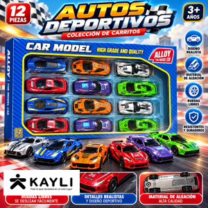 CARRO DE METAL EN CAJA X12 202501-12H2