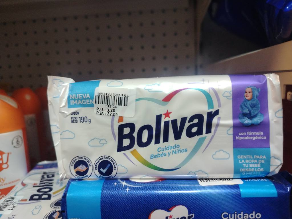 JABON BOLIVAR BEBE EN BARRA X190 GR
