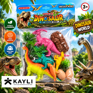 DINO CON HUEVO EN BOLSA 6918