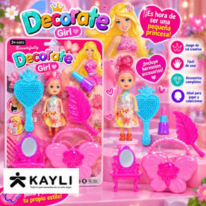 SET DE BELLEZA FANTASIA TOCADOR CARTERA ESMALTE 2026-2