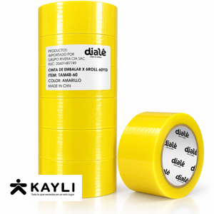 CINTA DE EMBALAJE DIALE AMARILLO TAM48-60 foto 2