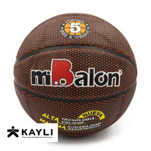 PELOTA MI BALON BASQUET #5 CUERO CELULAR foto 2