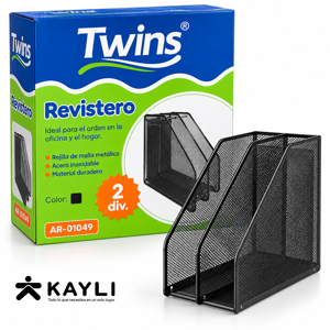 REVISTERO METAL TWINS X2 AR-01049 foto 2