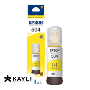TINTA EPSON 504 AMARILLO X70ML foto 2