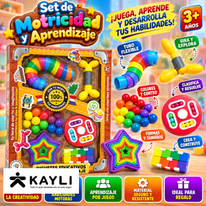 KIT DE ESTIMULACION SENSORIAL DE 6 JUEGOS 6665 foto 2