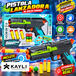 PISTOLA LANZA DARDOS EN CAJA 6886-2 foto 2