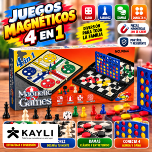 MAGNETIC GAMES 4EN1 9866 foto 2