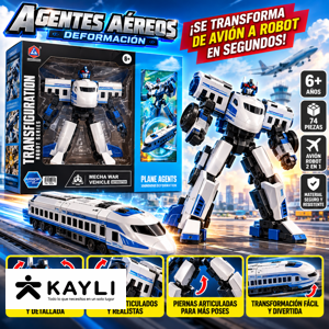 ROBOT EN CAJA MODELO TAANQUE DINO AVION HD113/HD116/HD119/HD120 foto 2
