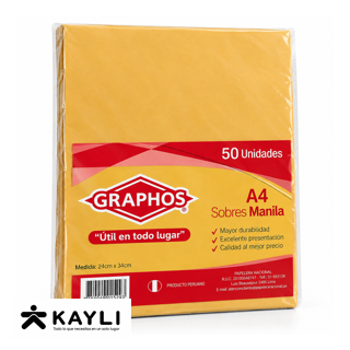 SOBRE MANILA GRAPHOS A4