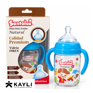 BIBERON SANTOLEE VIDRIO 6 OZ. ST-91V