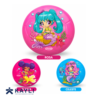PELOTA VINIBALL RECREATIVAS DECORADAS #5.5 DIAM25CM/CIRC79CM/PESO80GR