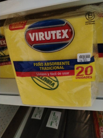 PAÑO MULTIUSO VIRUTEX X20 UND