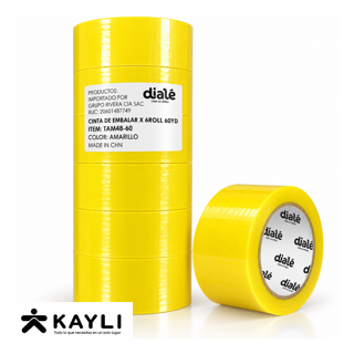 CINTA DE EMBALAJE DIALE AMARILLO TAM48-60