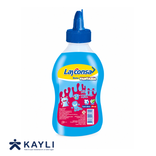 GOMA LAYCONSA FANTASIA AZUL X 240ML.