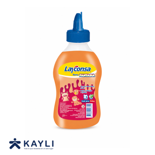 GOMA LAYCONSA FANTASIA NARANJA X 240ML.