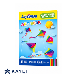 ART BOOK LAYCONSA ARCO IRIS X 40 HOJAS
