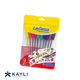 LAPICERO LAYCONSA CRYSTAL L-036 EST. X 10UND