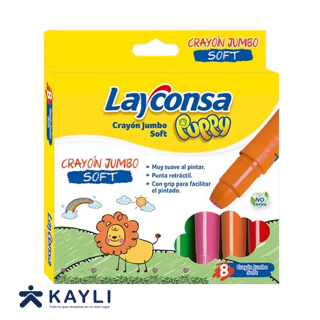 CRAYON LAYCONSA JUMBO SOFT
