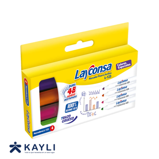 PLUMON LAYCONSA L-123 X4 COLORES ESPECIALES