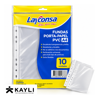 MICA LAYCONSA BOLSA X10 A-4