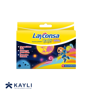 PLASTILINA LAYCONSA JUMBO NEON