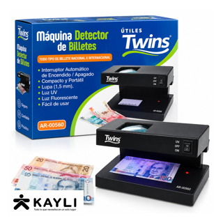 DETECTOR DE BILLETE TWINS AR-00560