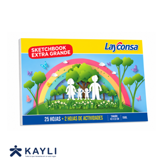 SKETCHBOOK LAYCONSA EXTRA GRANDE DE CARTULINAS BLANCAS A-3