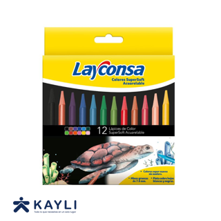 COLOR LAYCONSA ACUARELABLE INFINITO SUPER SOFT X12